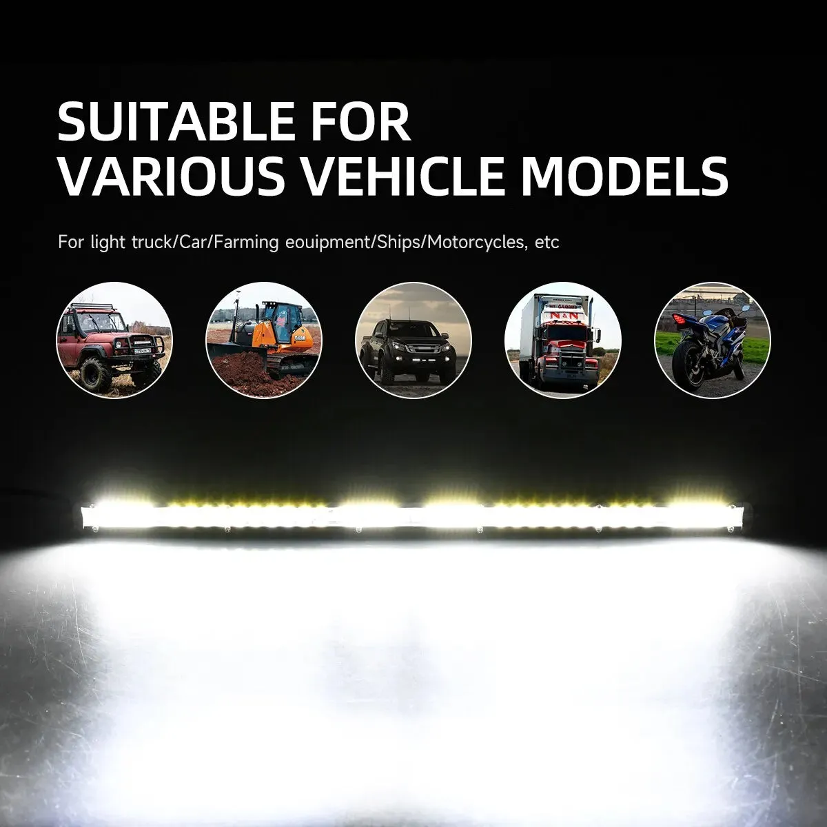 12V / 24V Slim Led Bar For Car / Truck / Atv / Suv / Boat Off Road Flood Light