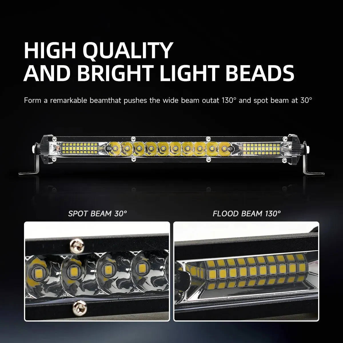 12V / 24V Slim Led Bar For Car / Truck / Atv / Suv / Boat Off Road Flood Light
