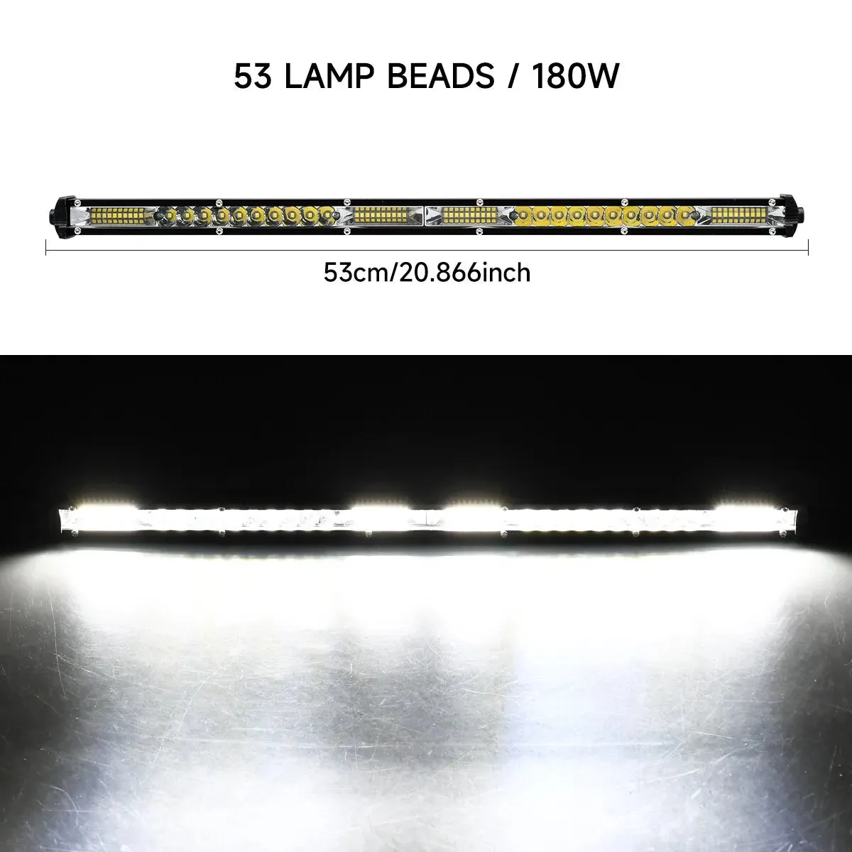 12V / 24V Slim Led Bar For Car / Truck / Atv / Suv / Boat Off Road Flood Light