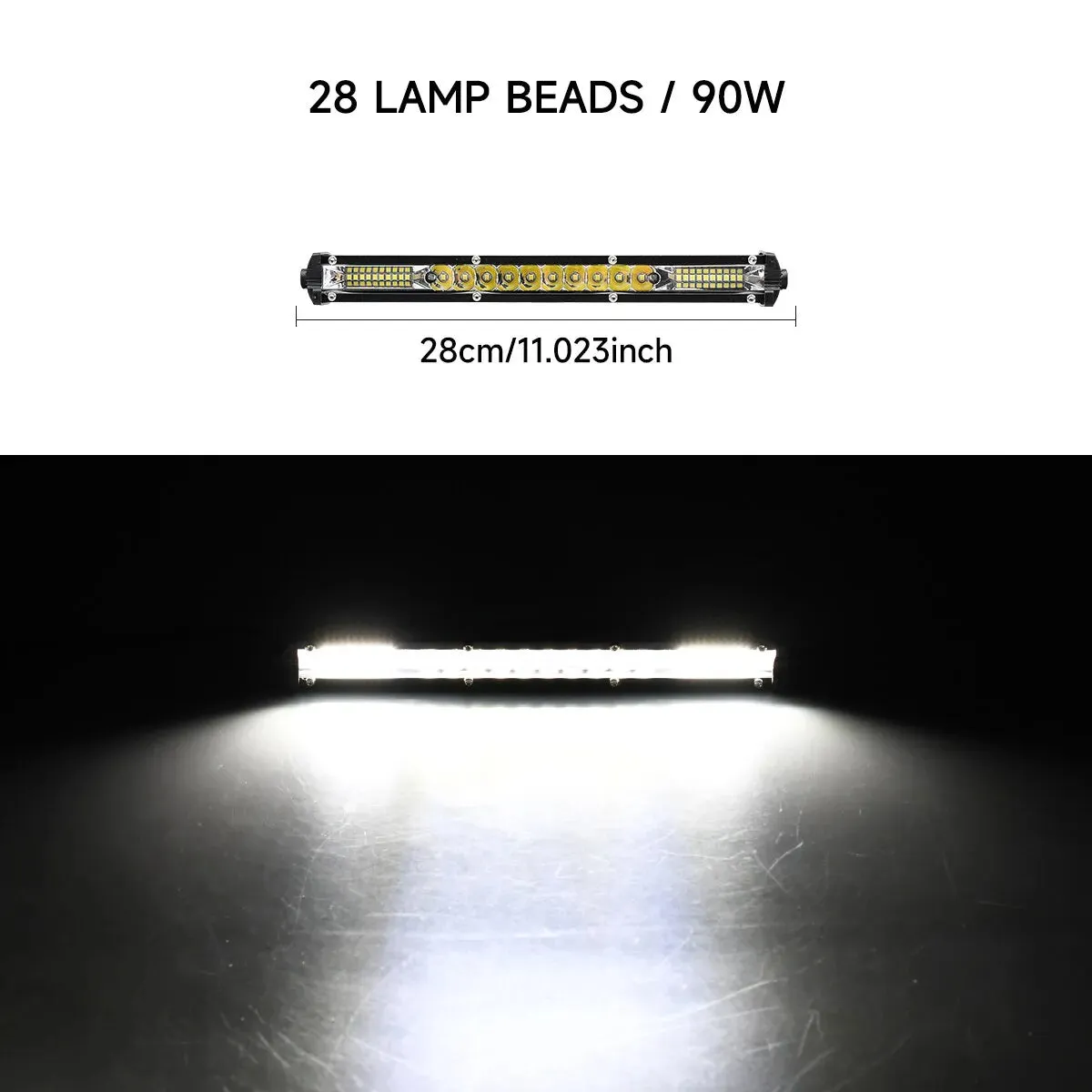 12V / 24V Slim Led Bar For Car / Truck / Atv / Suv / Boat Off Road Flood Light