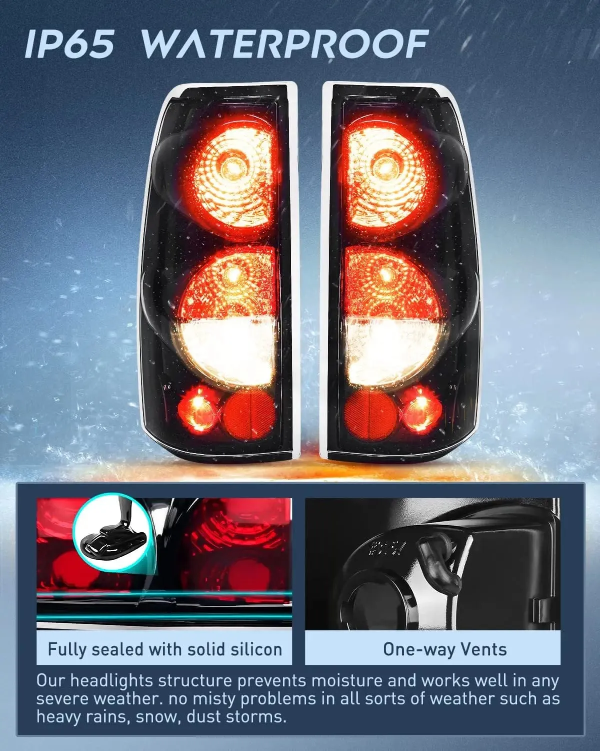 1999-2007 Chevy Silverado 1500 2500 3500 1999-2002 GMC Sierra Tail light Assembly