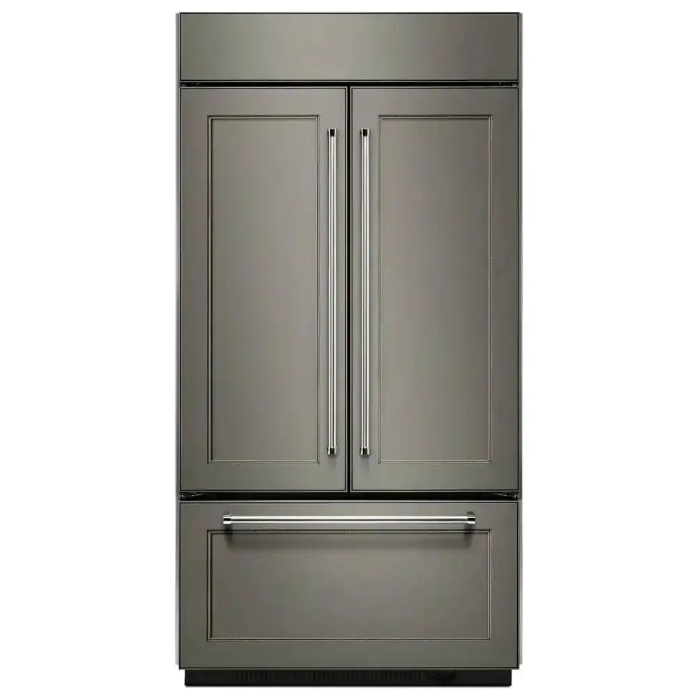 24.2 Cu. Ft. Built-In French Door Refrigerator in Stainless Steel, Platinum Interior