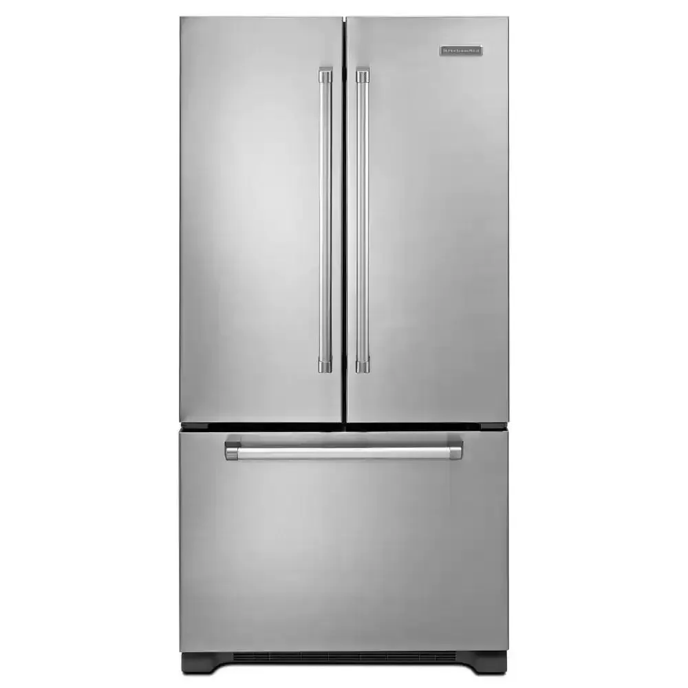 24.2 Cu. Ft. Built-In French Door Refrigerator in Stainless Steel, Platinum Interior