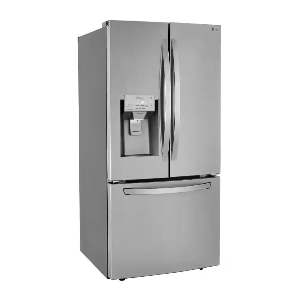 25 Cu. Ft. French Door Refrigerator W/ Ice and Water Dispenser and Smartdiagnosis in Printproof Stainless Steel