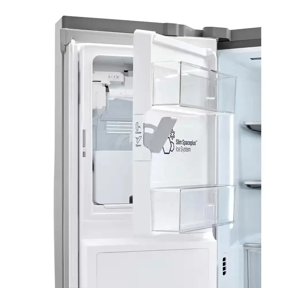 25 Cu. Ft. French Door Refrigerator W/ Ice and Water Dispenser and Smartdiagnosis in Printproof Stainless Steel
