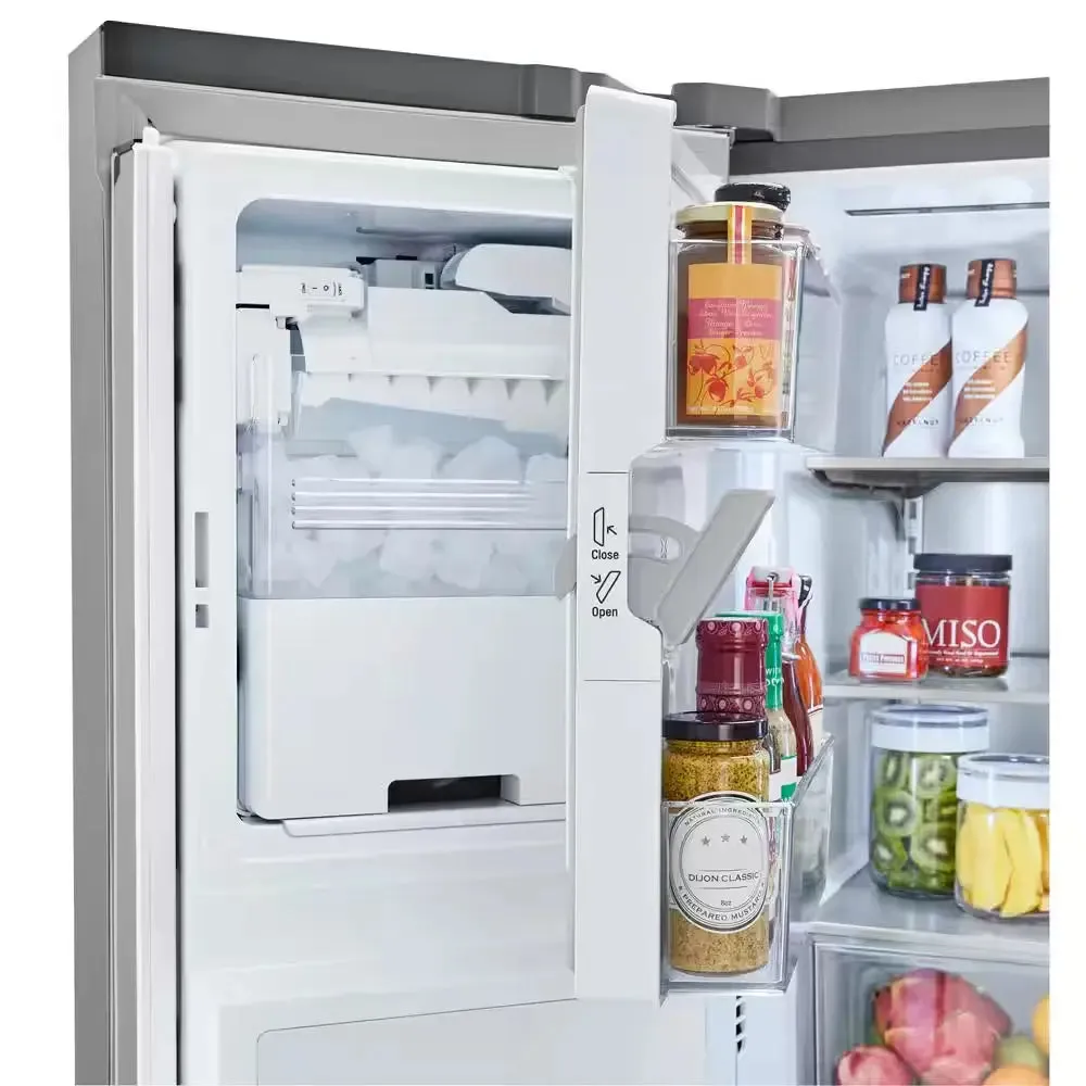 25 Cu. Ft. French Door Refrigerator W/ Ice and Water Dispenser and Smartdiagnosis in Printproof Stainless Steel