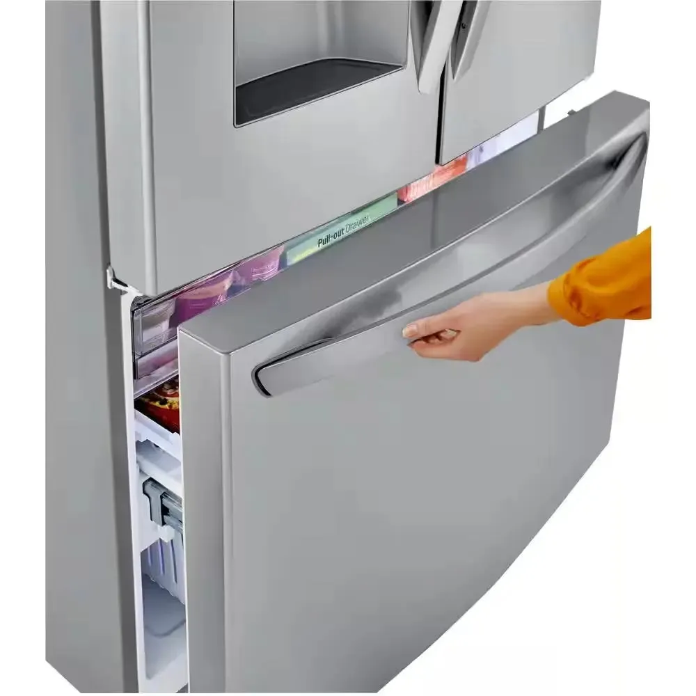25 Cu. Ft. French Door Refrigerator W/ Ice and Water Dispenser and Smartdiagnosis in Printproof Stainless Steel