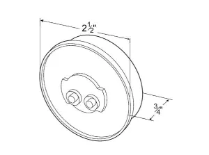 2.5RD SLD MRKR LMP W/RFLX