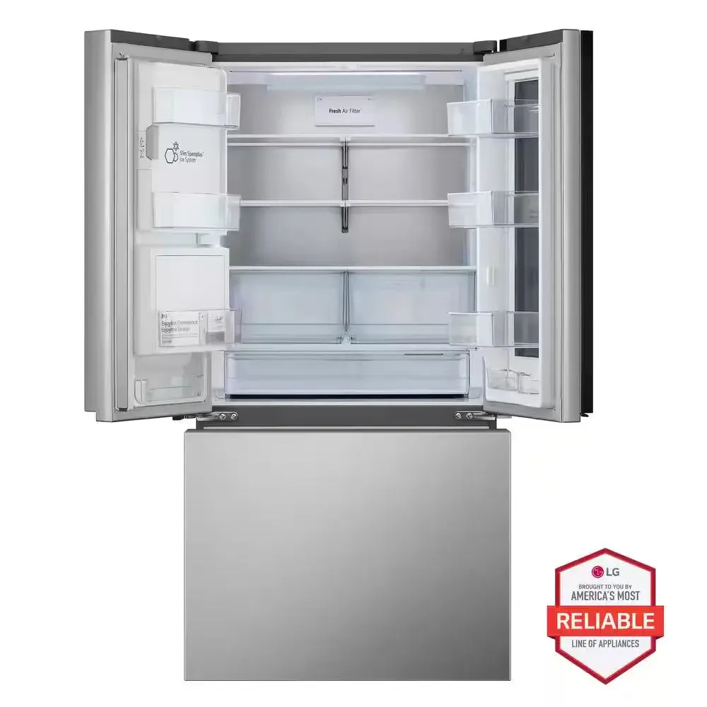 26 Cu.Ft. SMART Counter Depth MAX French Door Refrigerator with Door-In-Door Instaview in Printproof Stainless Steel