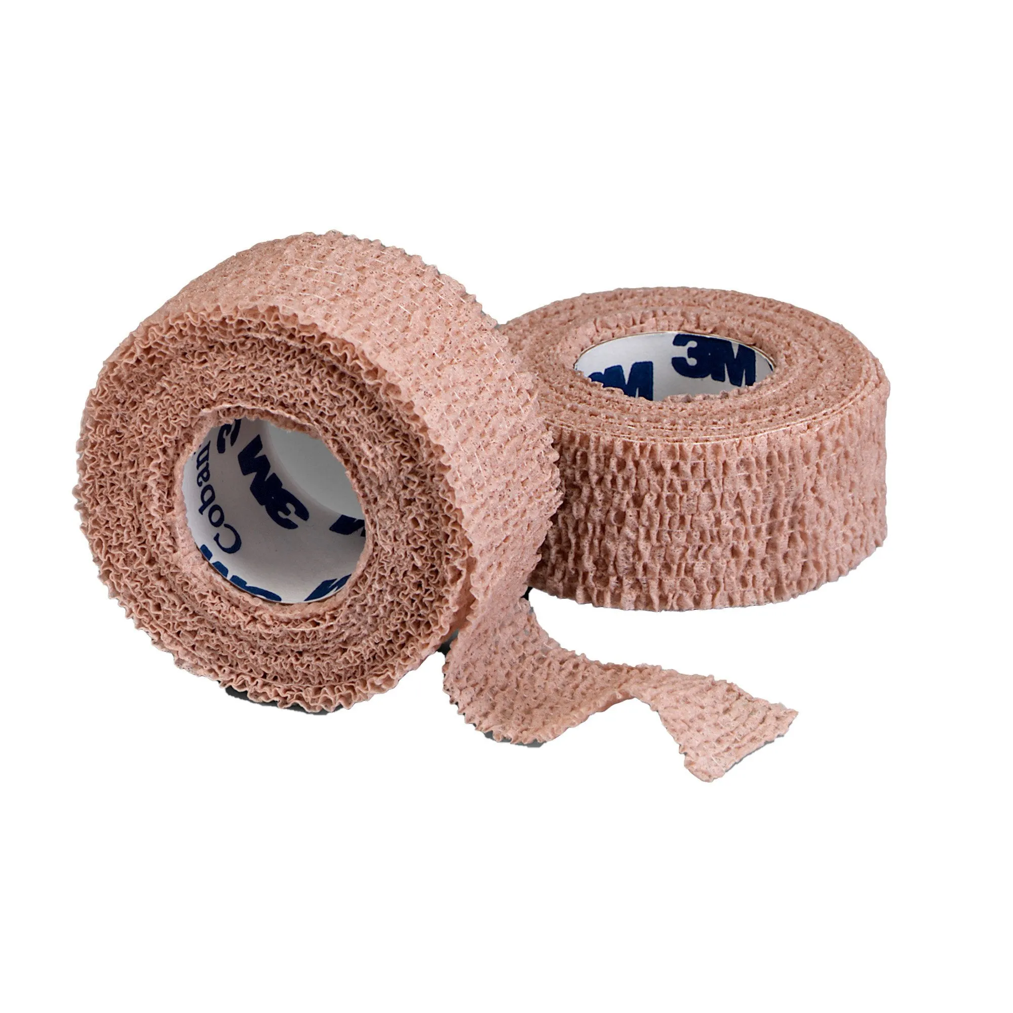 3M™ Coban™ Self-adherent Closure Cohesive Bandage, 1 Inch x 5 Yard, Tan, 1 Pack of 5