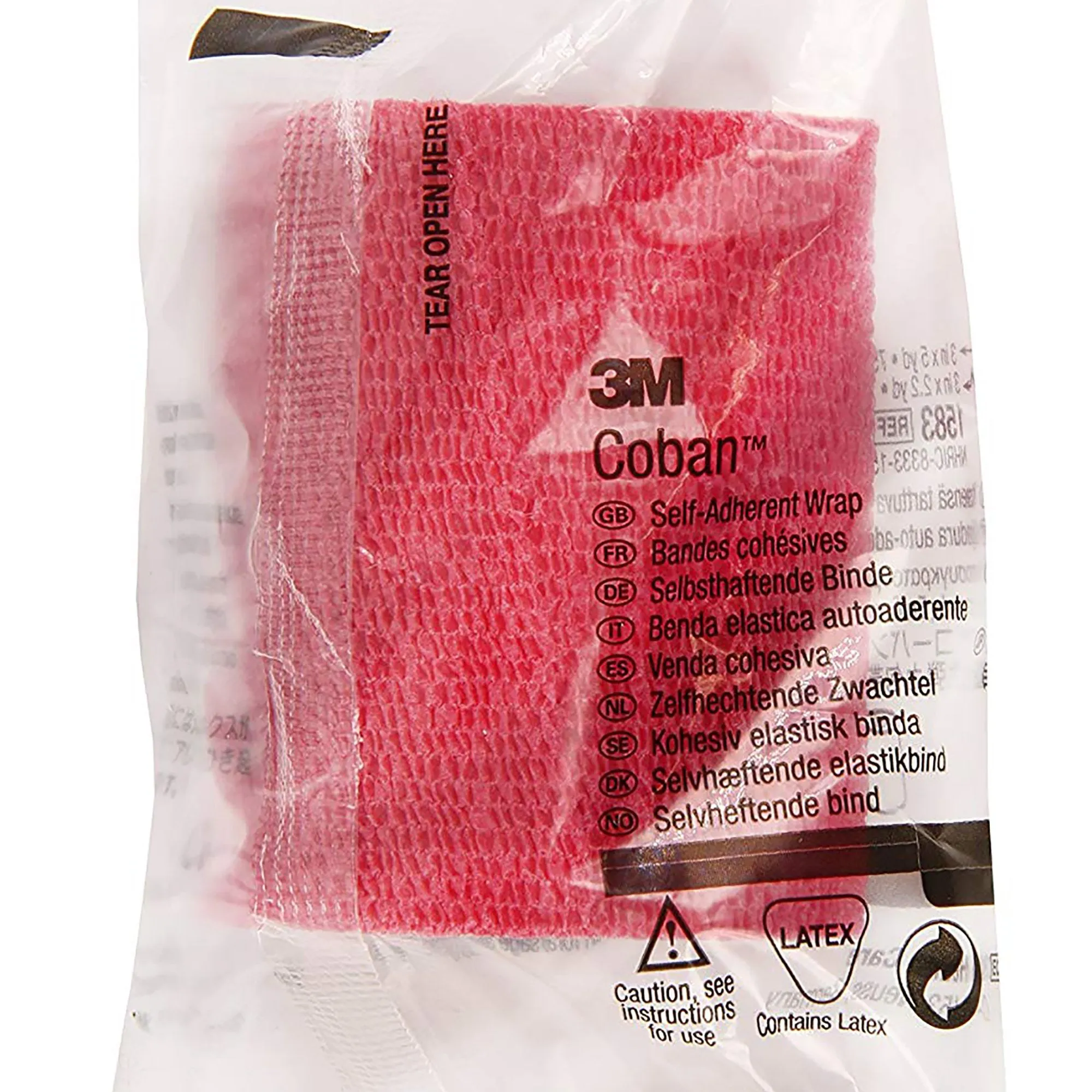 3M™ Coban™ Self-adherent Closure Cohesive Bandage, 3 Inch x 5 Yard, 1 Each