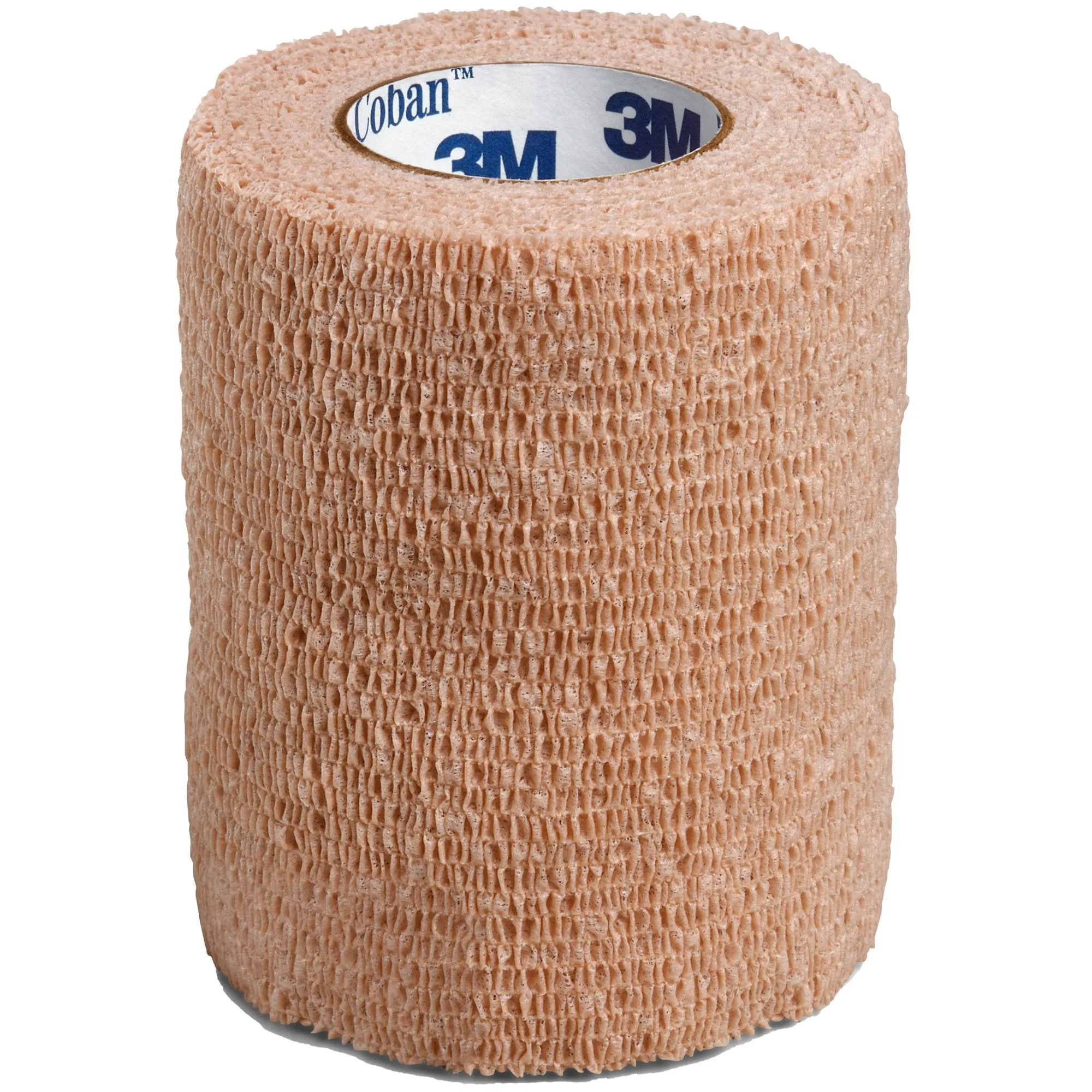 3M™ Coban™ Self-adherent Closure Cohesive Bandage, 3 Inch x 5 Yard, Tan, 1 Roll