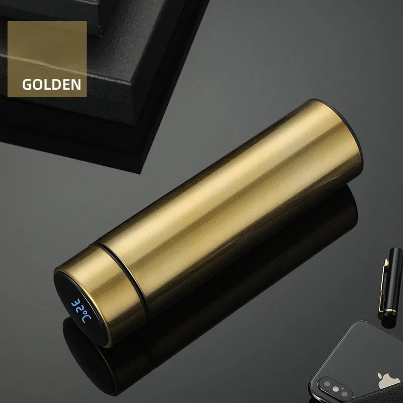 480ml Creative Smart LED Thermos Bottle