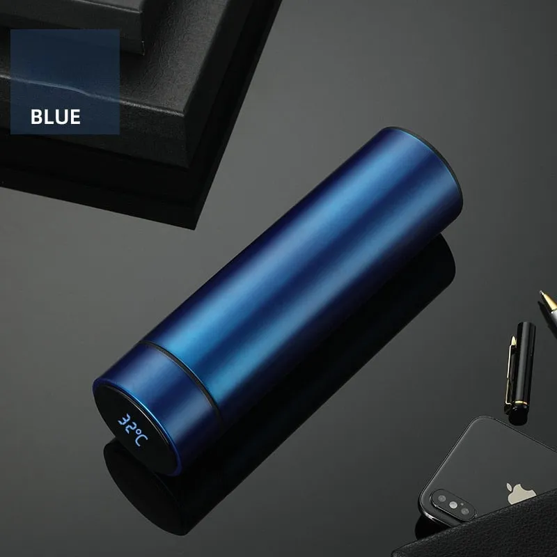 480ml Creative Smart LED Thermos Bottle