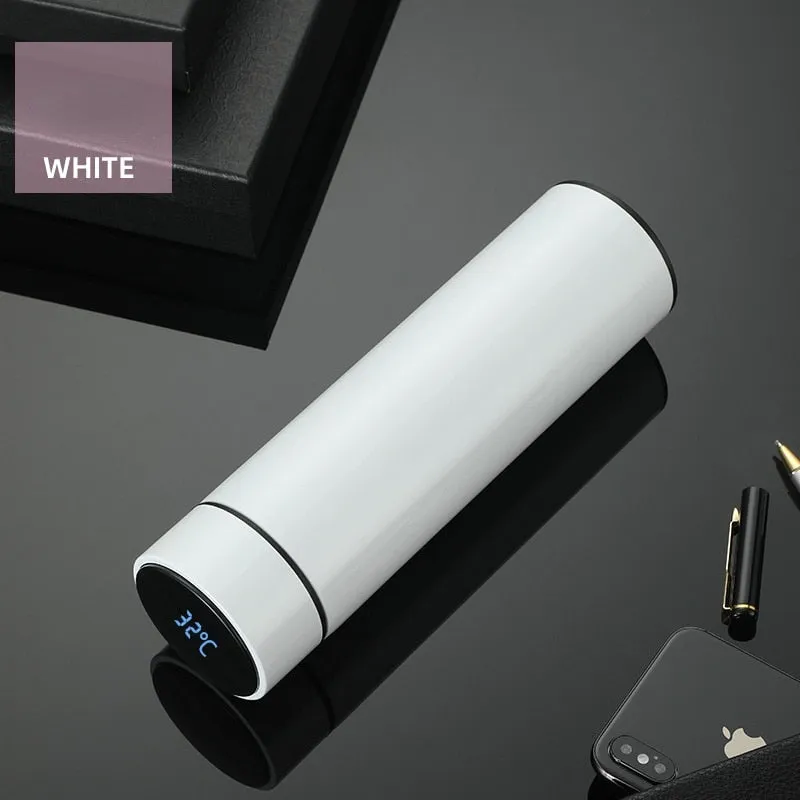 480ml Creative Smart LED Thermos Bottle