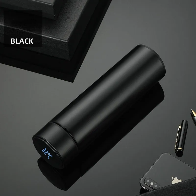 480ml Creative Smart LED Thermos Bottle