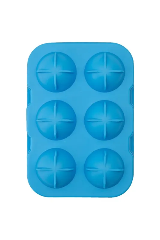 6 Silicone Ice Ball Mold in Spherical Shape Set