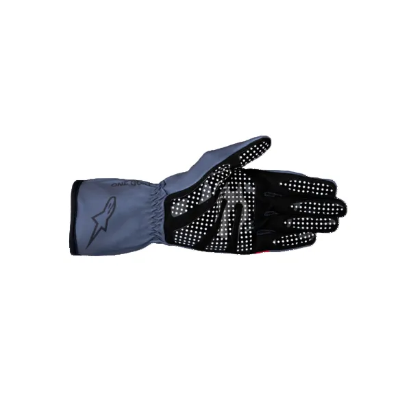 ALPINESTARS 3550625-9152-XL Gloves for Karting Tech-1 K Race V2, Asphalt / Red / Charcoal, Size XL