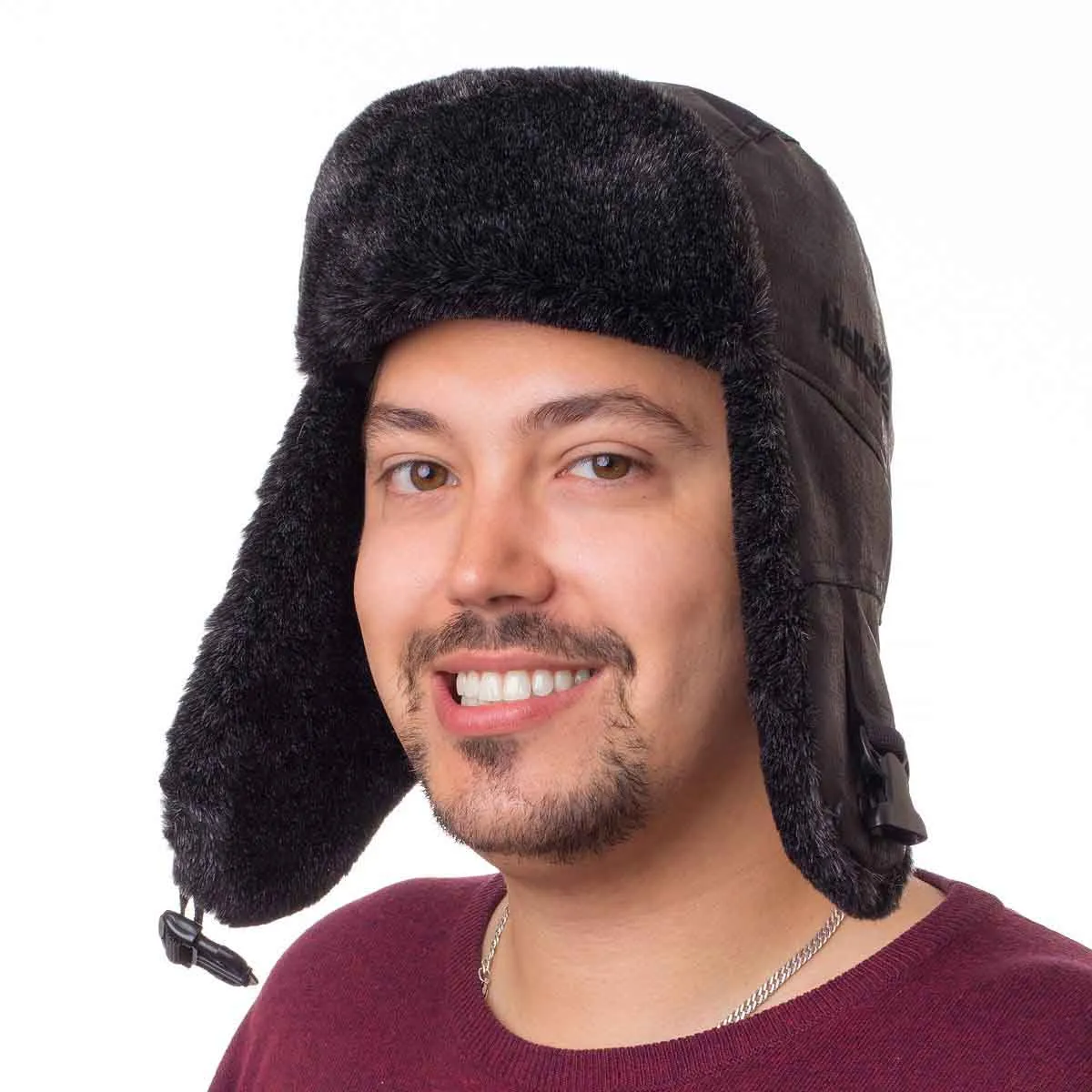Angara Trooper Trapper Hat Russian Ushanka with Ear Flaps
