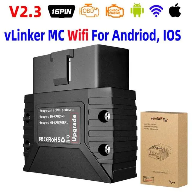 Bluetooth WiFi Car diagnostic tools OBD2 Scanner Code Reader