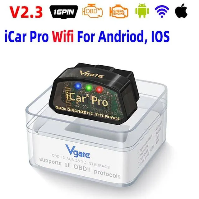Bluetooth WiFi Car diagnostic tools OBD2 Scanner Code Reader