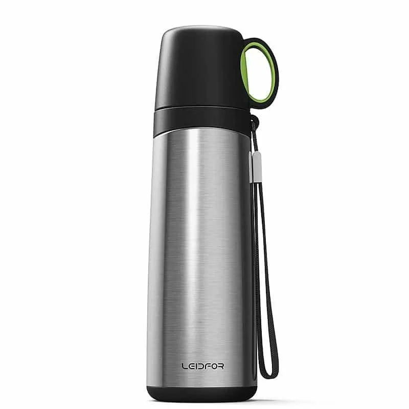 Business Portable Large Capacity Men's Thermos with Cup