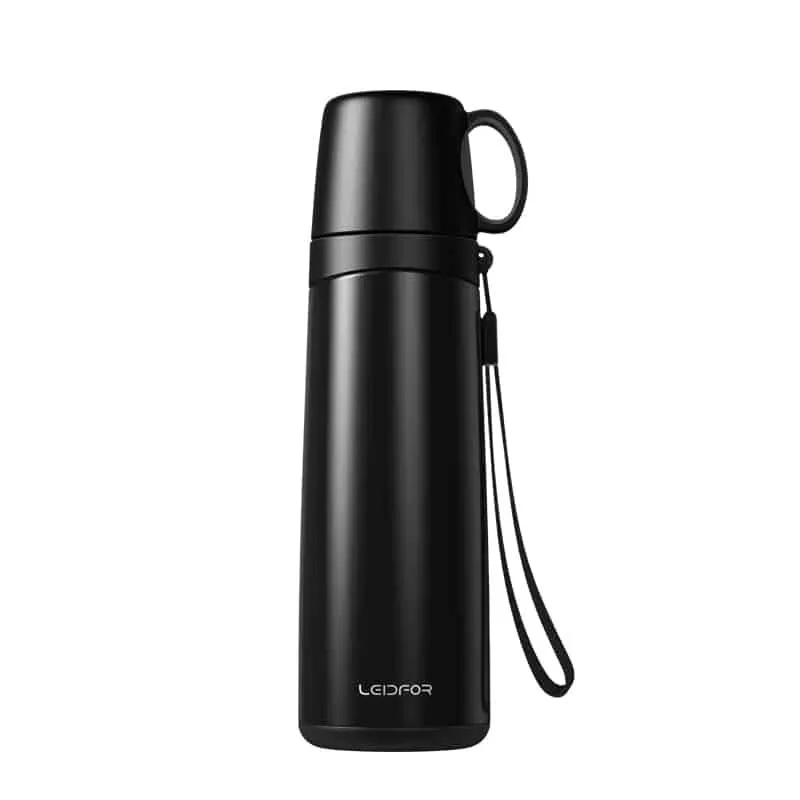 Business Portable Large Capacity Men's Thermos with Cup