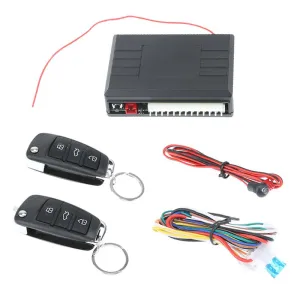 Car Alarm Auto Remote Control Central Locking Door Kit Keyless Entry System for Universal Car Burglar Alarm High Quality