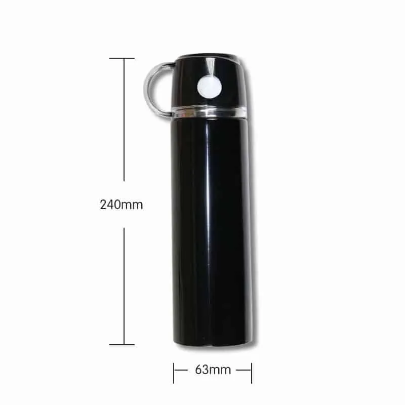 Colorful Vacuum Bottle Women's Stainless Steel Thermos with Cup