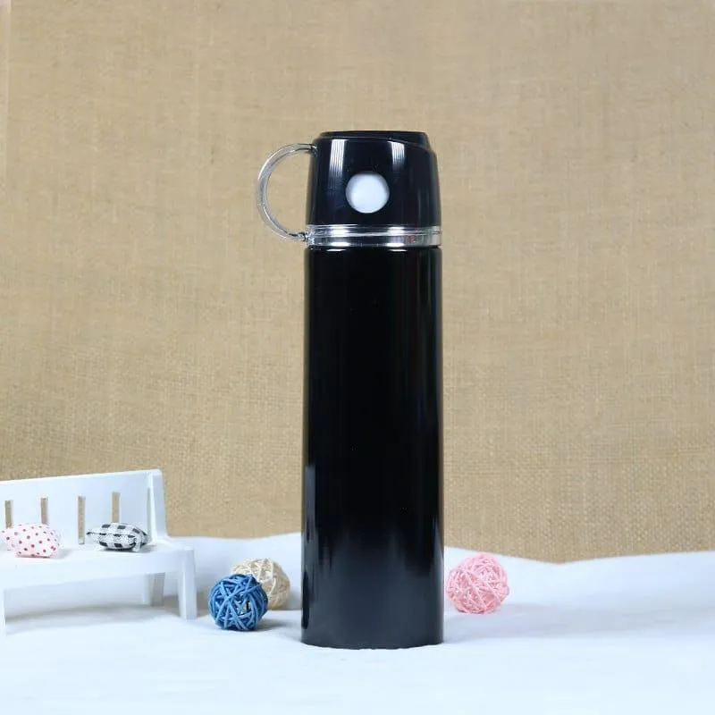Colorful Vacuum Bottle Women's Stainless Steel Thermos with Cup