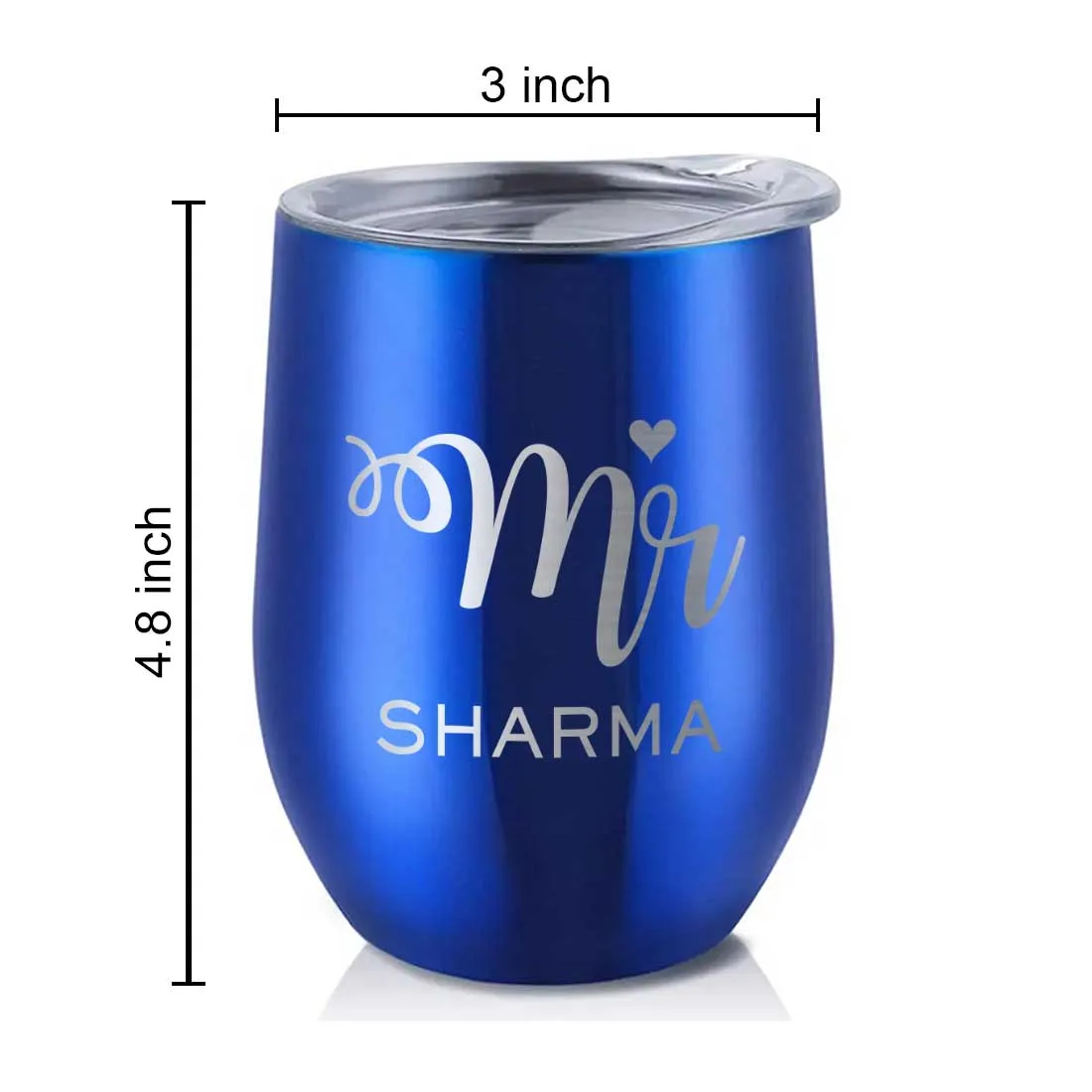 Customised Stainless Steel Coffee Tumbler With Lid for Travelling (350 ML)- MR