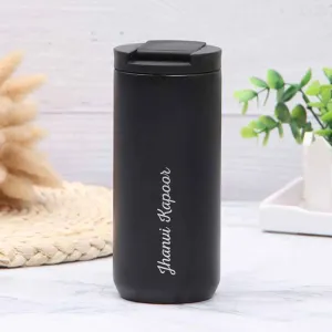 Customised Tea Coffee Tumbler for Travelling Sipper Flask (400 ML) - Add Name