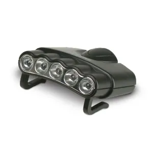 Cyclops 5 LED Hat Clip Light White