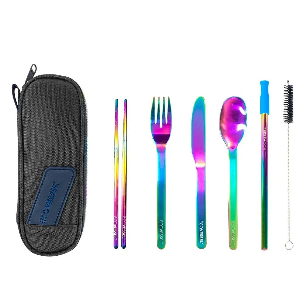 EcoVessel 6 Piece Stainless Steel Utensil Set