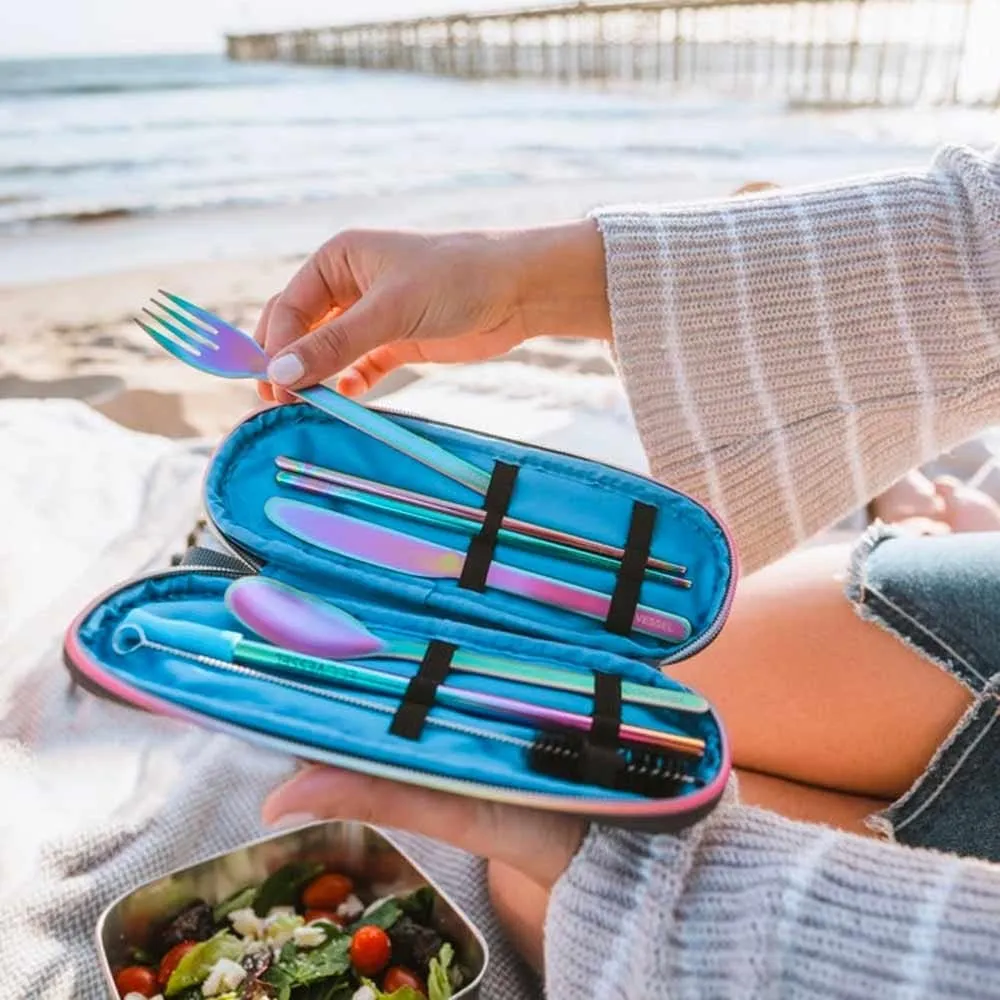 EcoVessel 6 Piece Stainless Steel Utensil Set