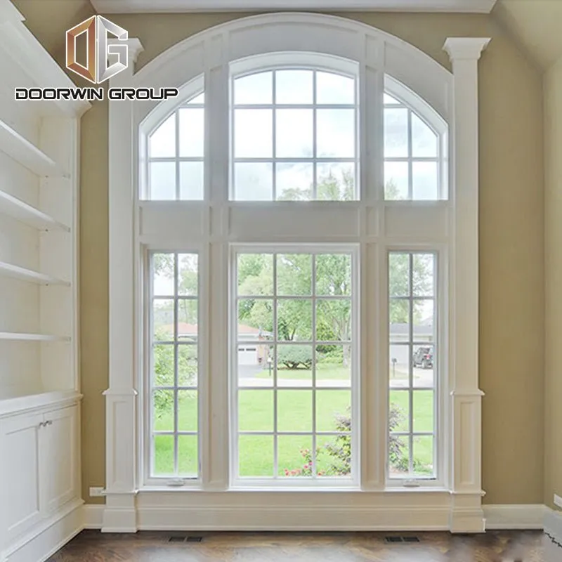 Factory cheap price painting wooden window frames white timber outdoor grills