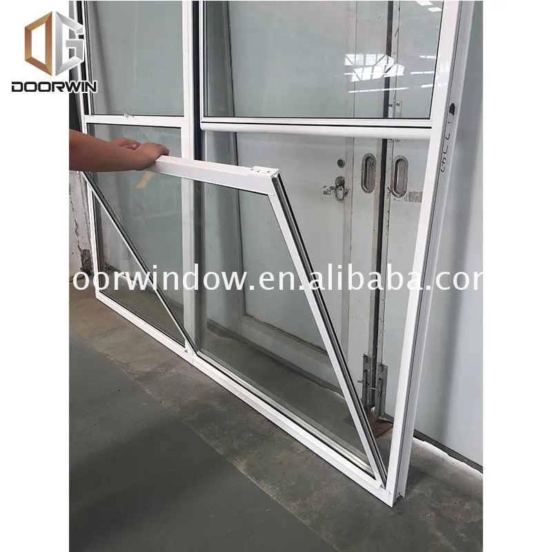 Factory custom wood grain aluminium windows window treatments for double hung grills sliding