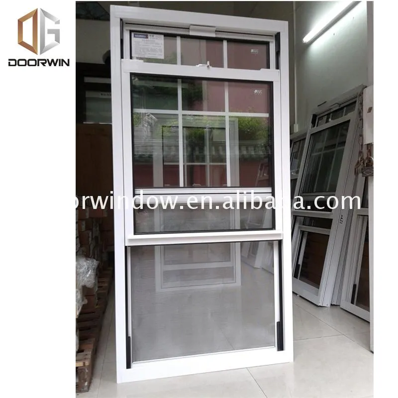 Factory custom wood grain aluminium windows window treatments for double hung grills sliding