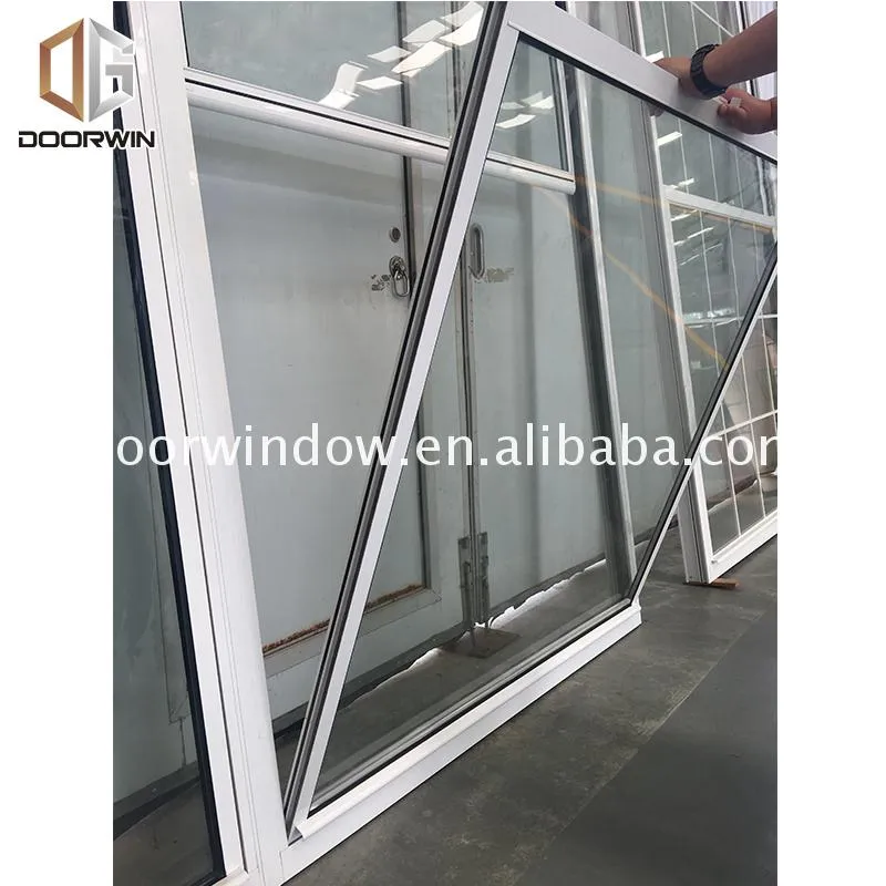 Factory custom wood grain aluminium windows window treatments for double hung grills sliding