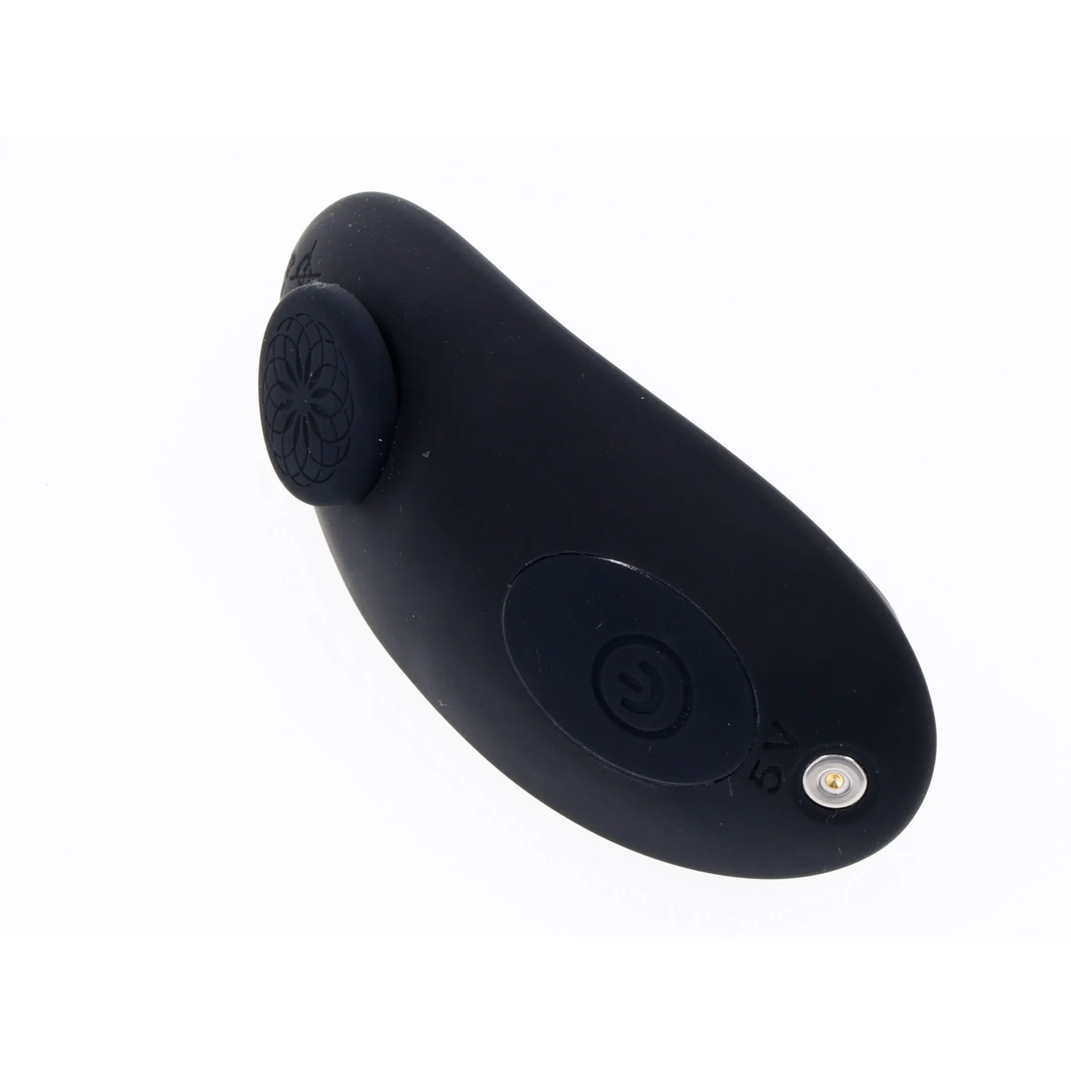Hidden Pocket Strap on With Remote Control  Vibrator - Black