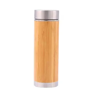 High-Quality Bamboo Coffee Thermos