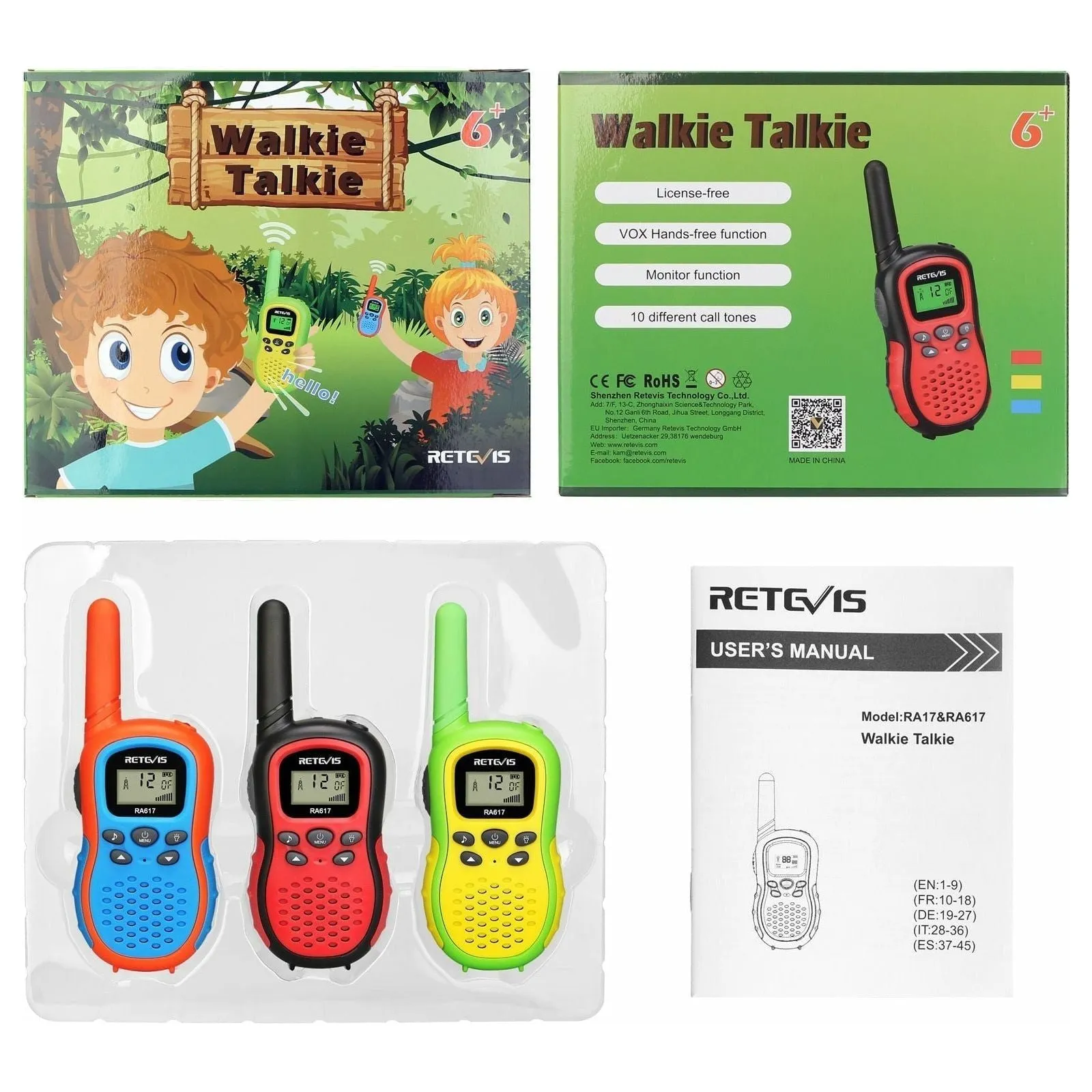 Kids Camping  Walki Talki