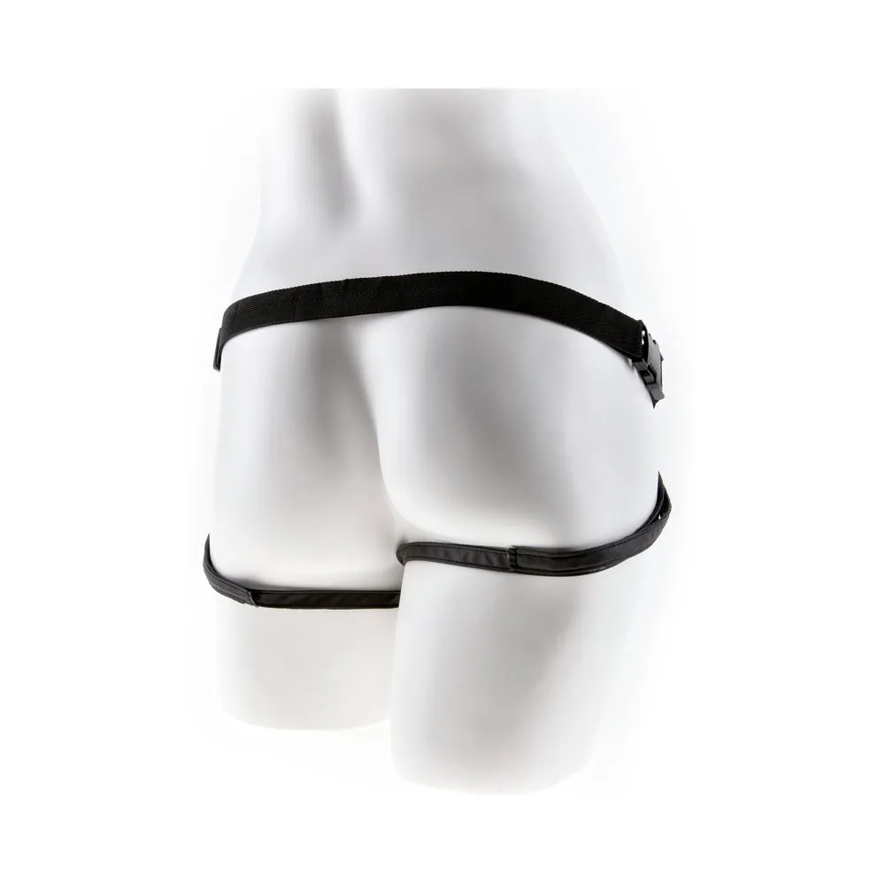 King Cock Fit Rite Harness Black Nylon Strap On