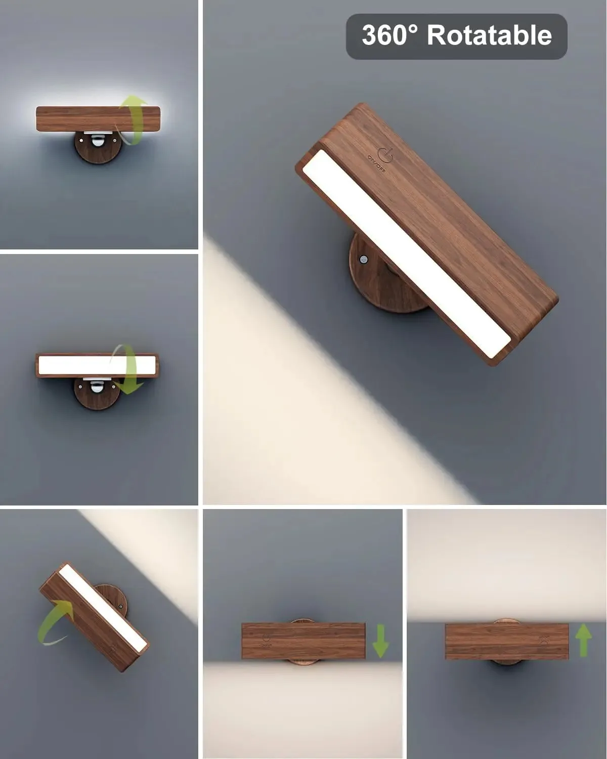LED Wall Dimming Bedside Lamp
