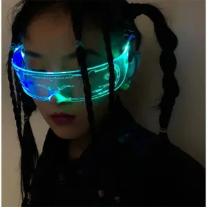 Luminous LED Glasses for Festive Brilliance