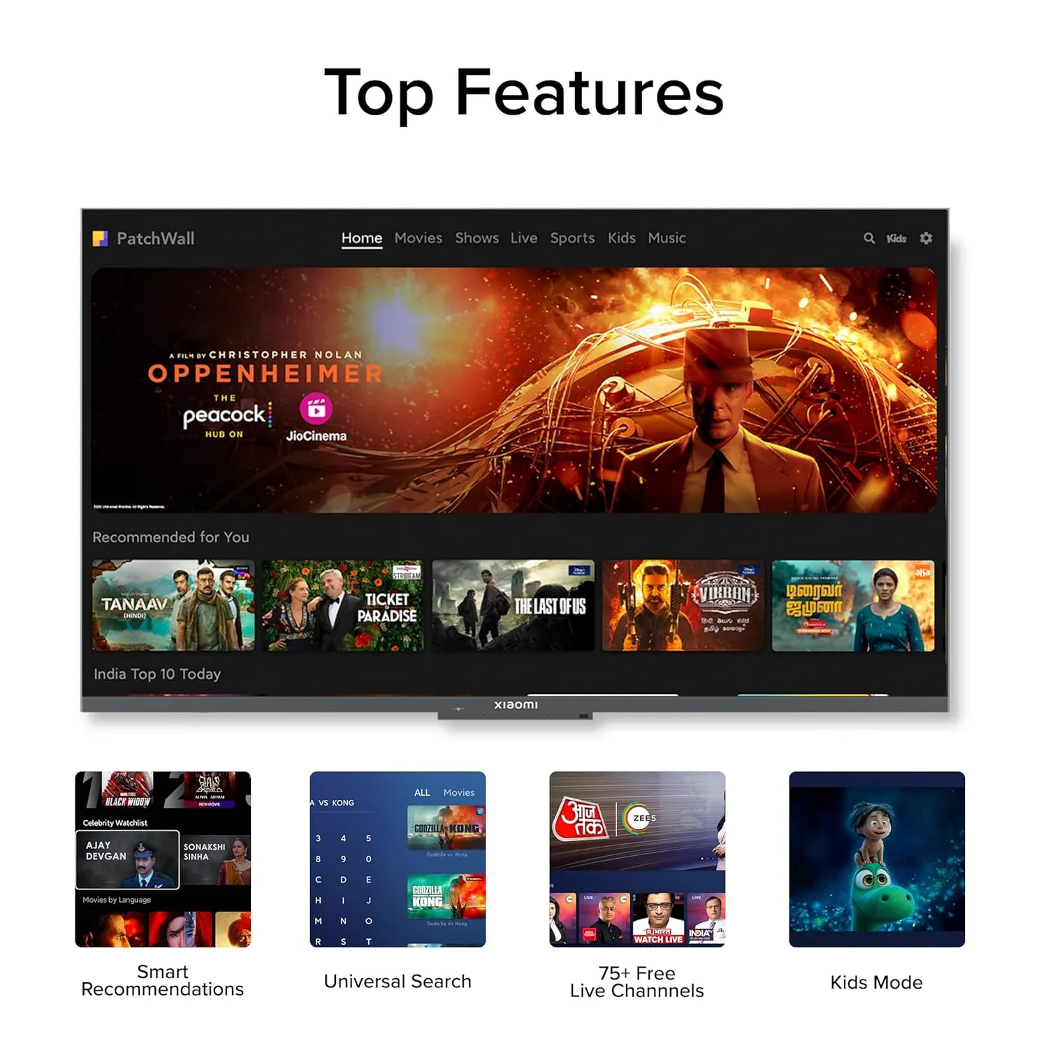 MI L43MA-AFIN 108 cm (43 inches) A Series Full HD Smart Google LED TV  (Black)