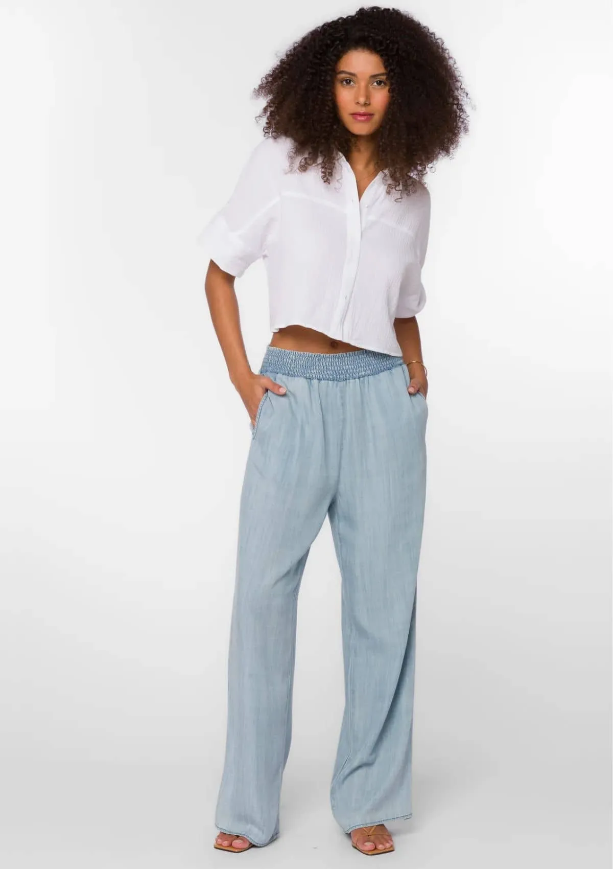 Morelia Wide Leg Pants - Catalina Blue