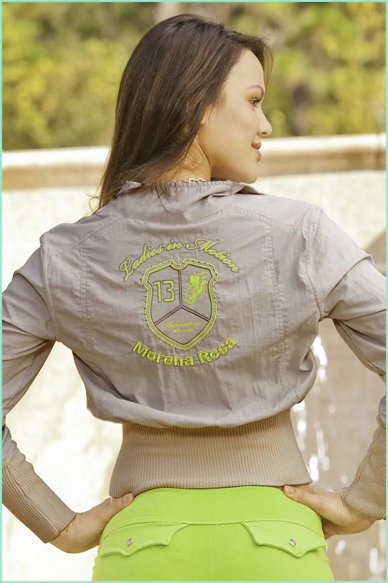 Morena Rosa Nude Motion Jacket