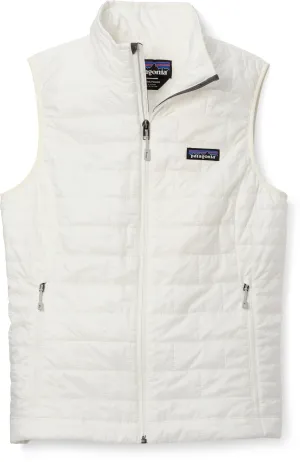 Nano Puff Insulated Vest - Women's Patagonia, White