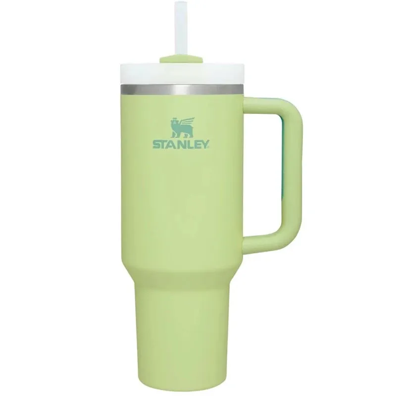 Original Stanley Quencher 2.0  Stainless Steel Vacuum Insulated Tumbler with Lid and Straw 40oz Thermal Travel Mug Coffee Hot Cup